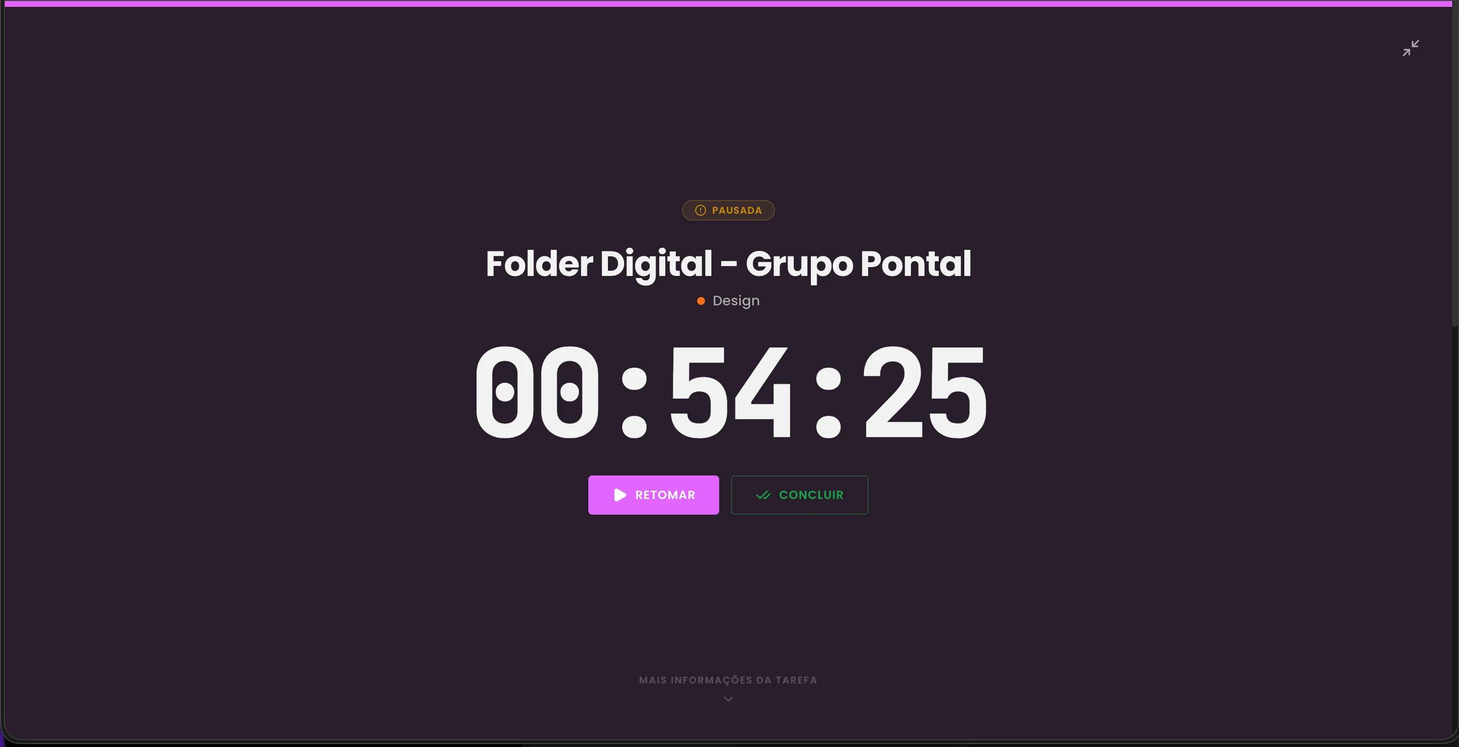 Novo Modo Foco Disponível